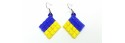 Ukrajina vlajka   6cm včetně háčku