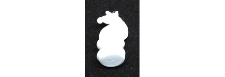 Horse 28/14mm white