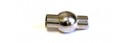 Magnet záponka15/8mm rhodium