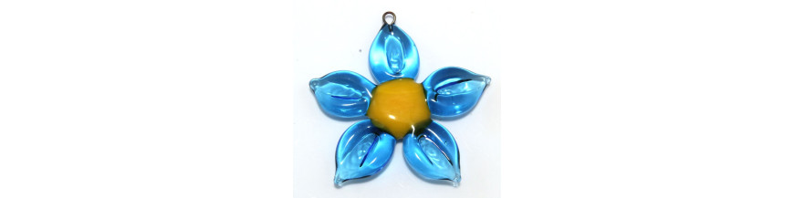 Flowers - lampwork components