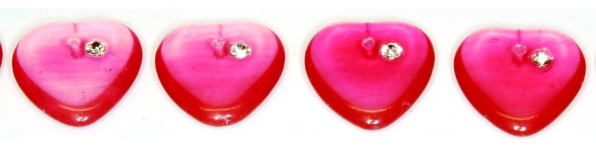 Hearts 17mm