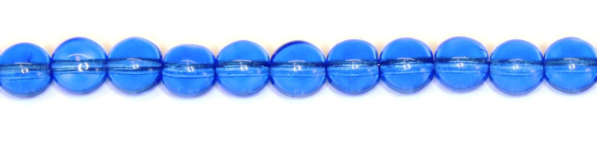 Presed round beads 6mm